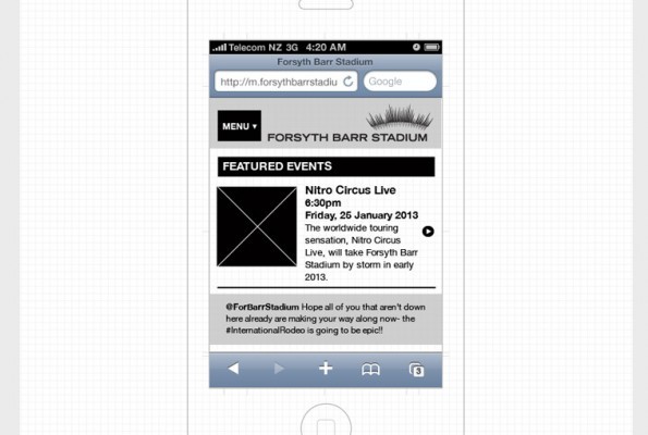 Forsyth Barr Stadium Mobile Website Launched